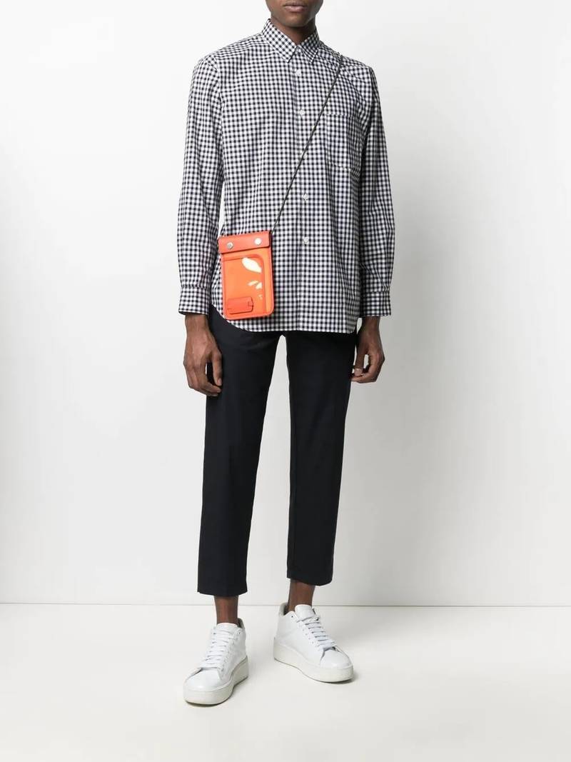 Comme des Garçons SHIRT check-print cotton shirt outlook