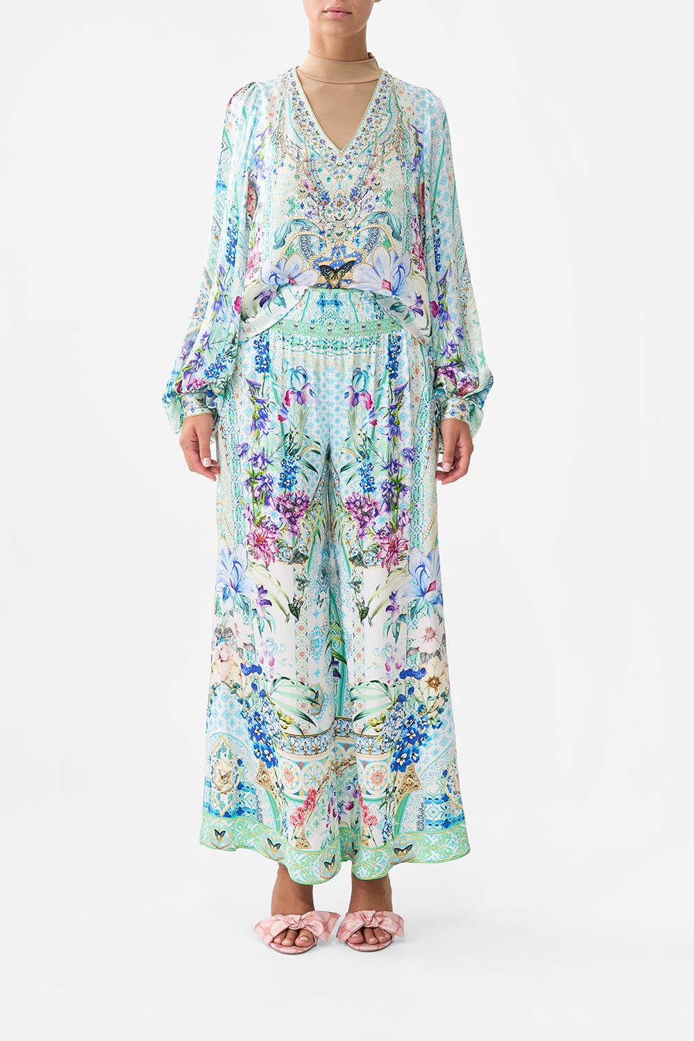 SHIRRED WAIST PANT - 9
