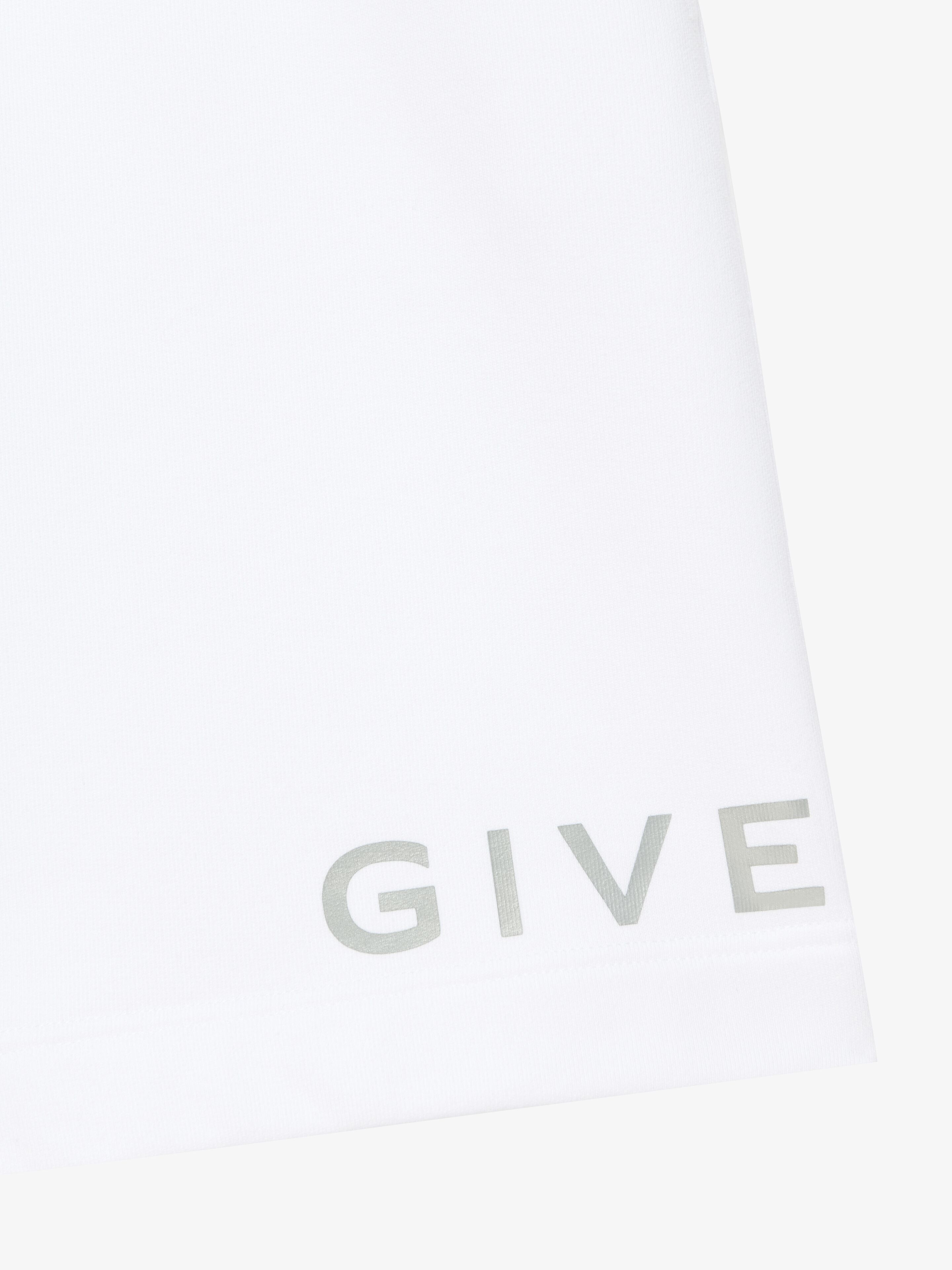 REFLECTIVE GIVENCHY BERMUDA SHORTS IN FELPA - 5