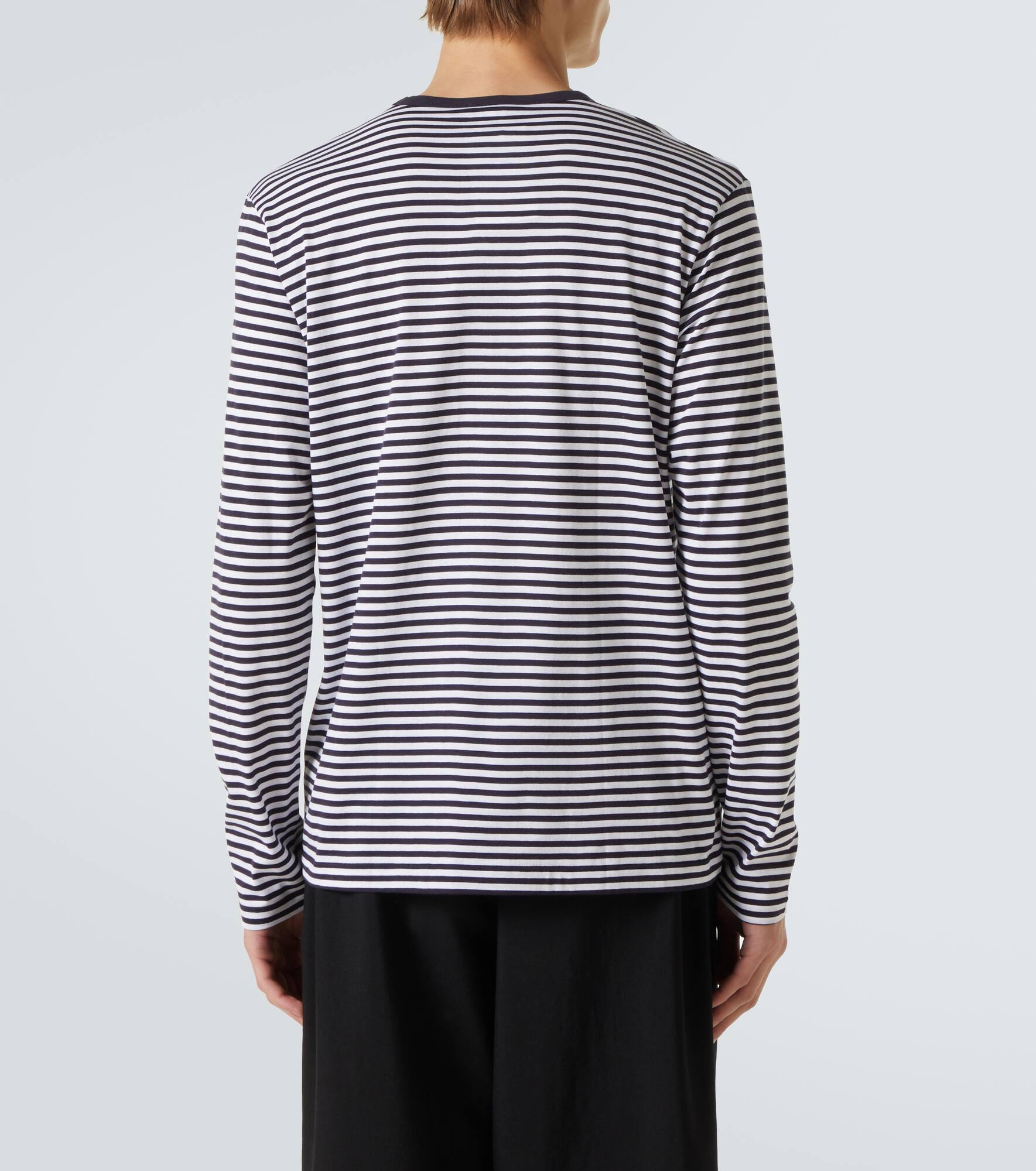 Striped cotton T-shirr - 4