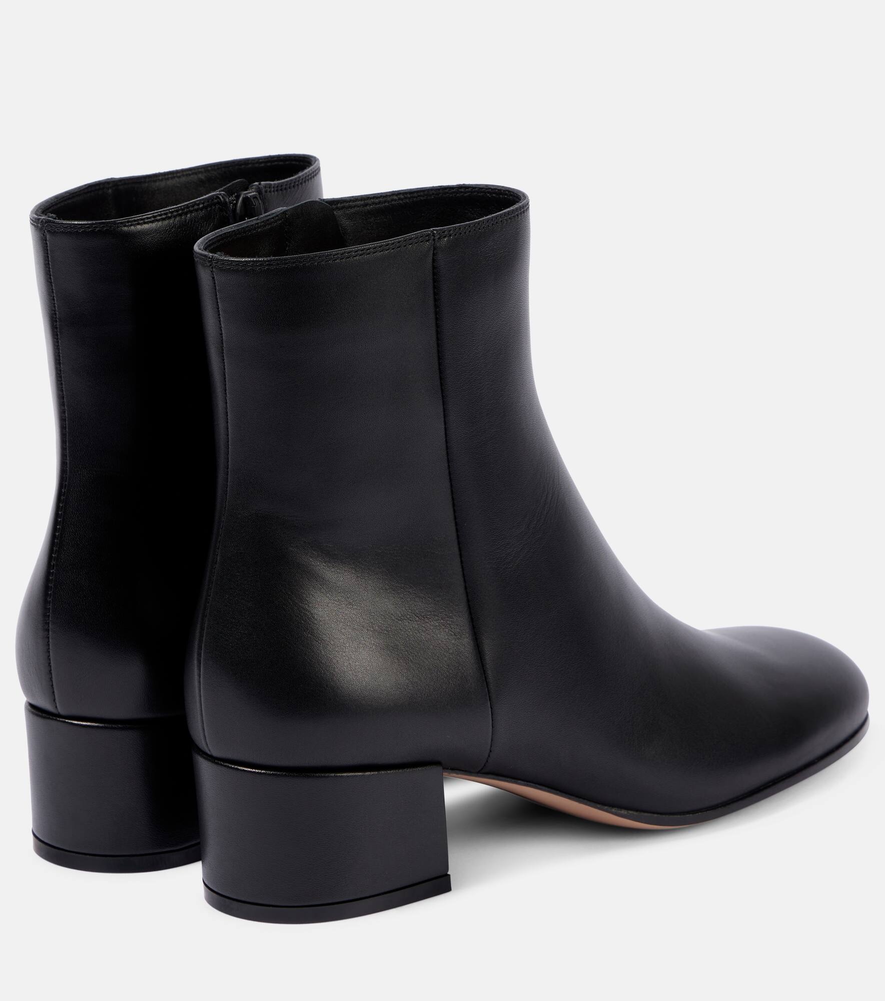 45 leather ankle boots - 3