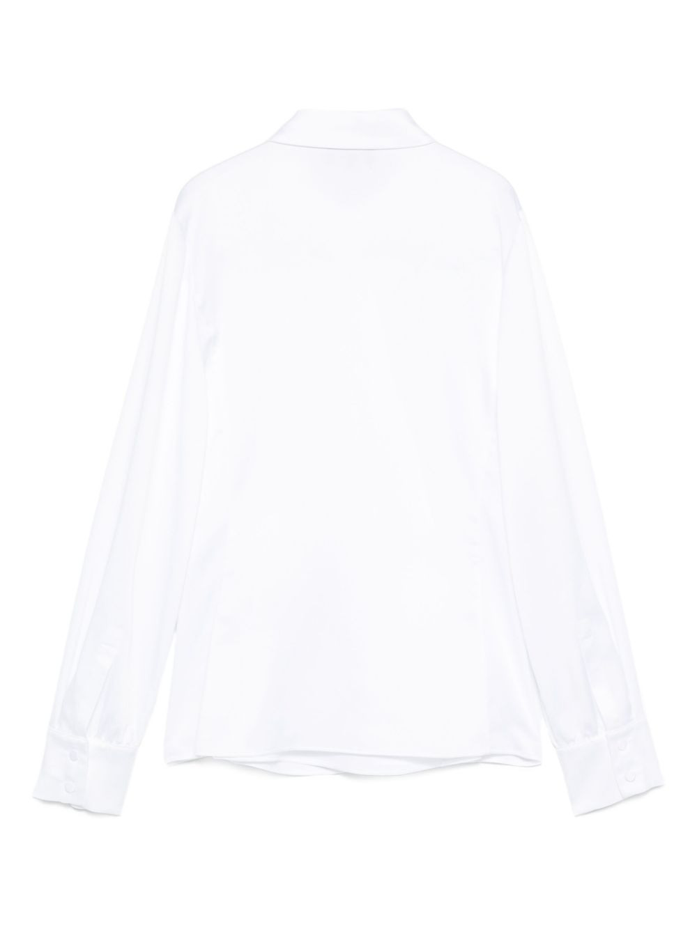 wrap-front button-detail blouse - 2