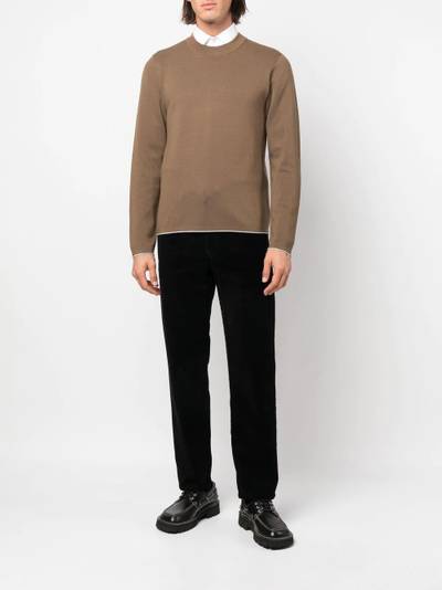 A.P.C. corduroy straight-leg trousers outlook