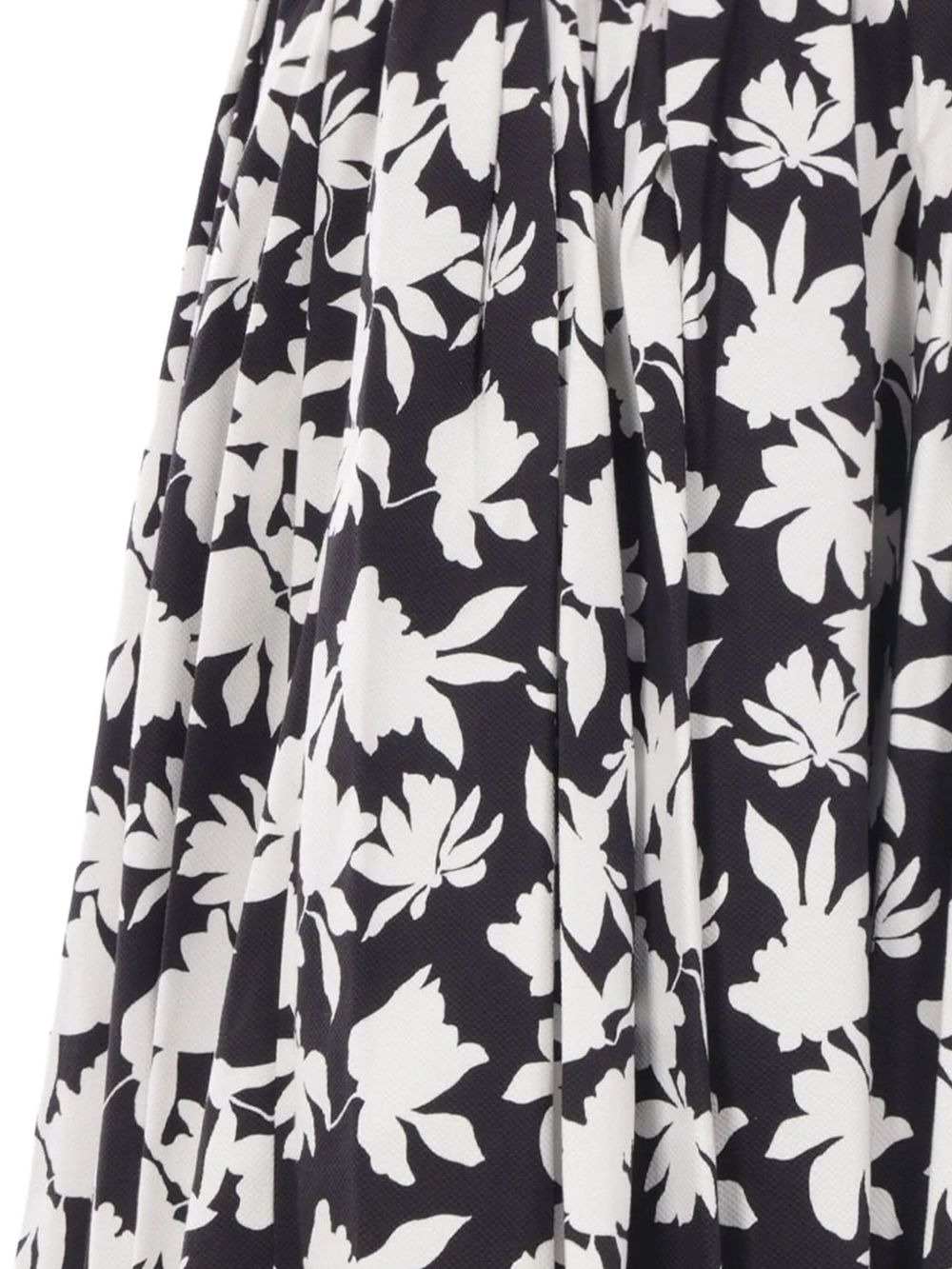 floral-print pleated skirt - 2