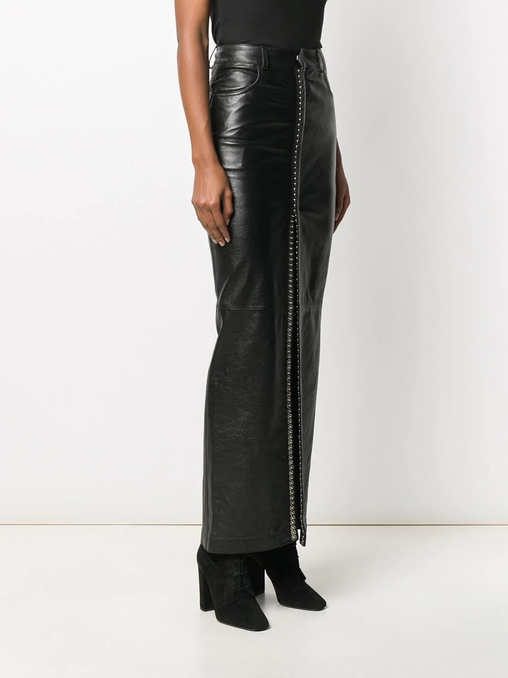 stud detailing long skirt - 3