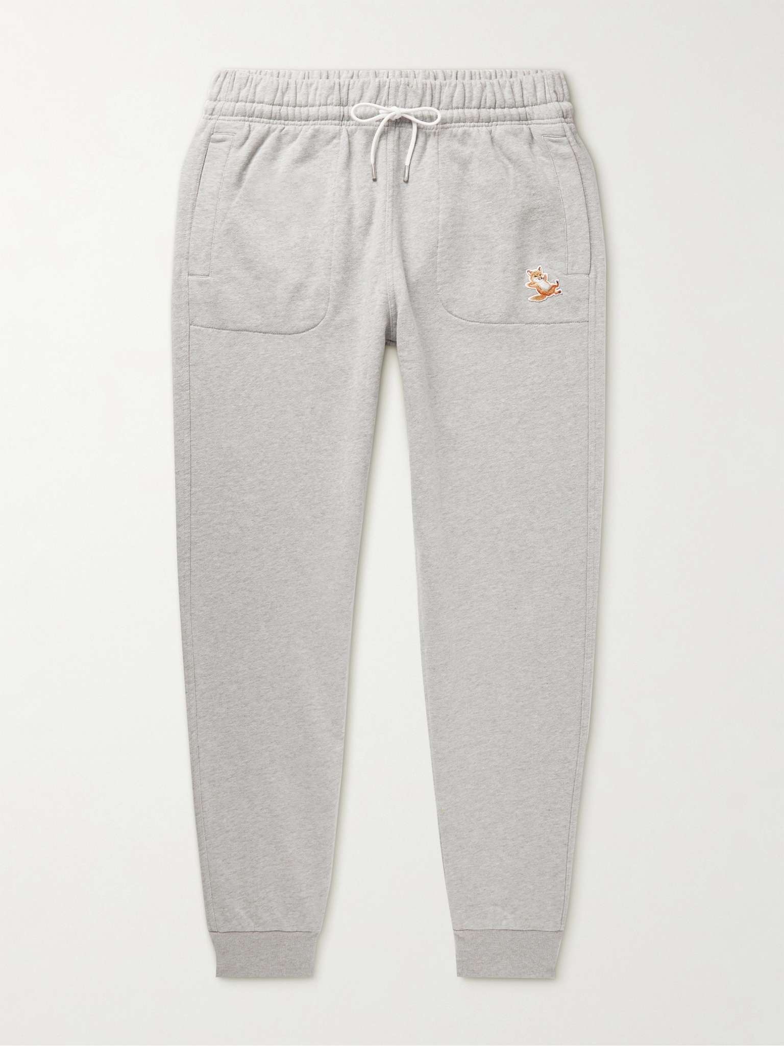 Chillax Fox Tapered Logo-Appliquéd Cotton-Jersey Sweatpants - 2
