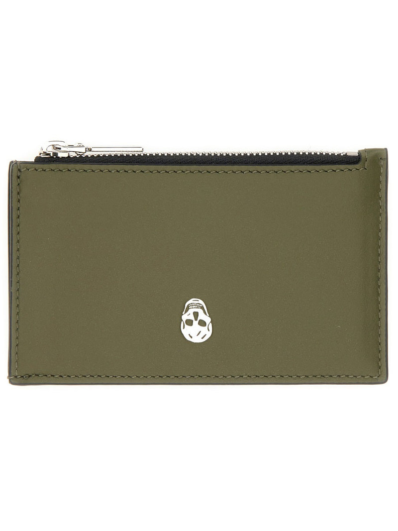 Alexander McQueen Alexander Mcqueen Mini Leather Skin Wallet outlook