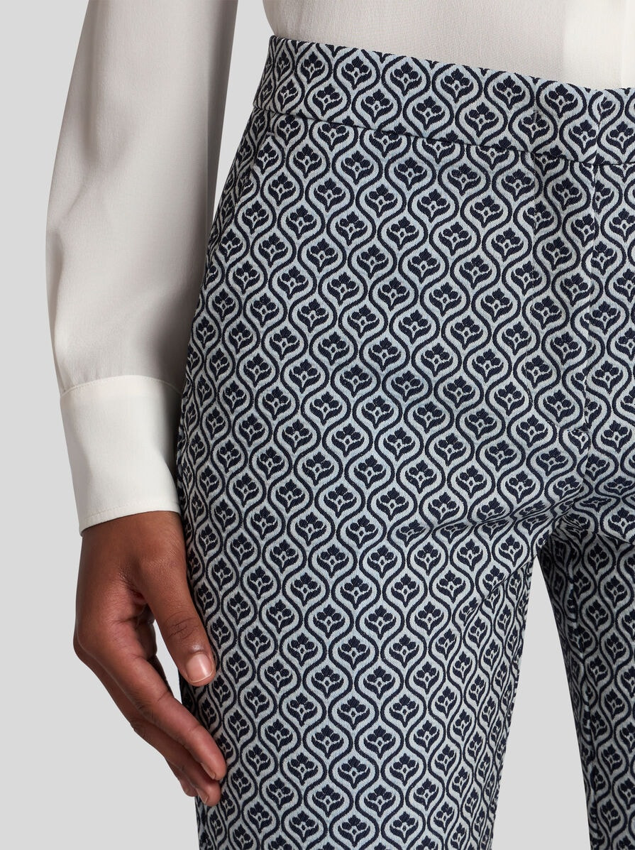 COTTON TROUSERS WITH MEDALLIONS AND FLOWERS - 3