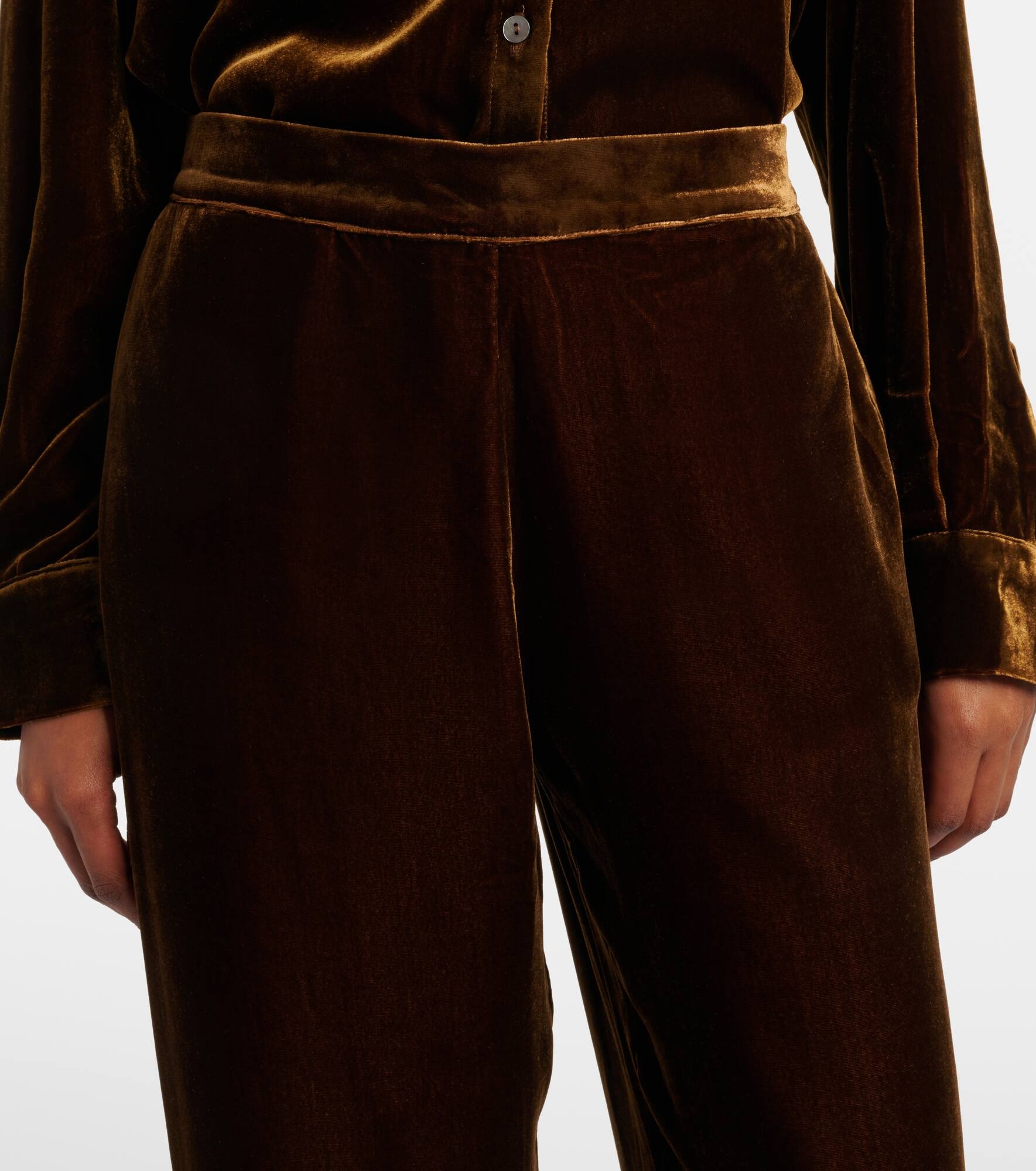 London velvet pajama pants - 4
