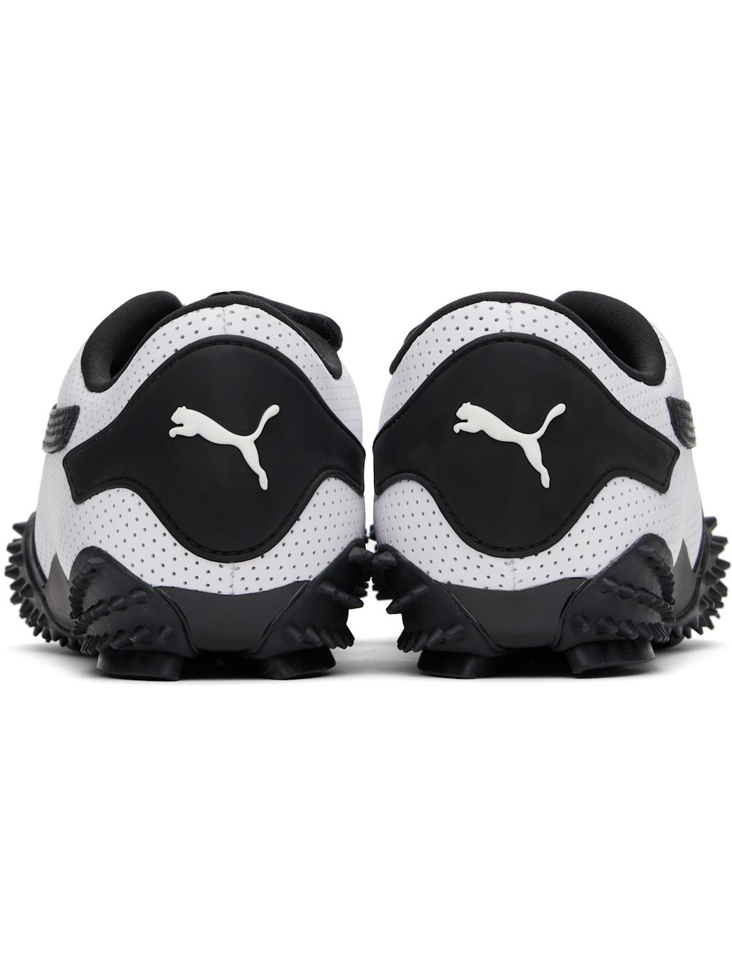 White Mostro Perforated Sneakers - 2