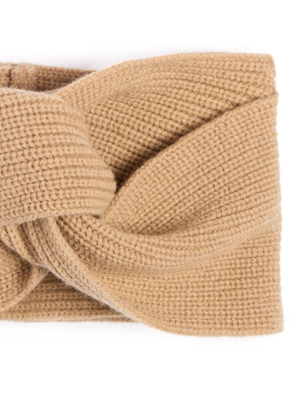 twist-detailing merino turban - 2