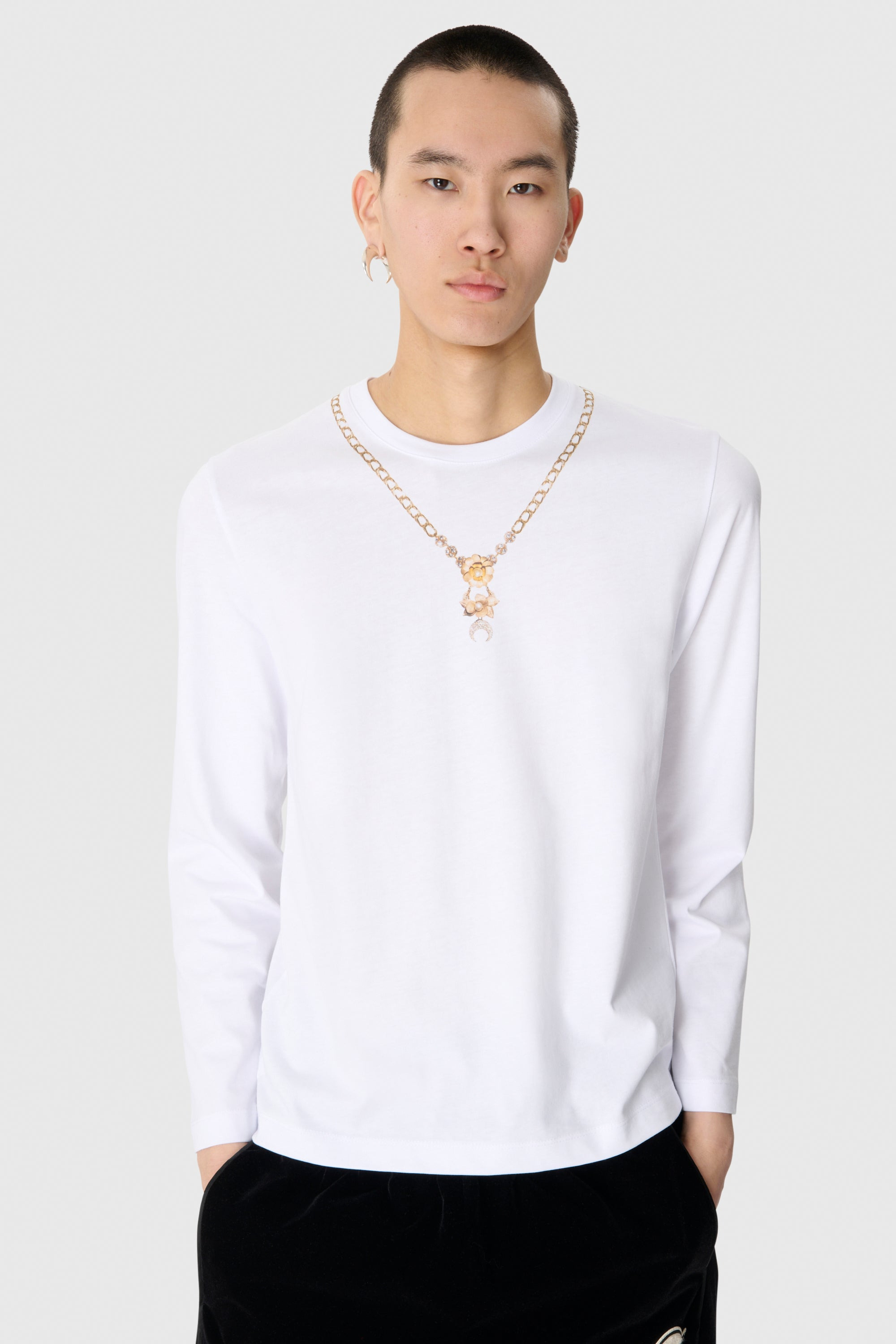 Trompe L'Œil Jewelry Jersey Ls T-Shirt - 2
