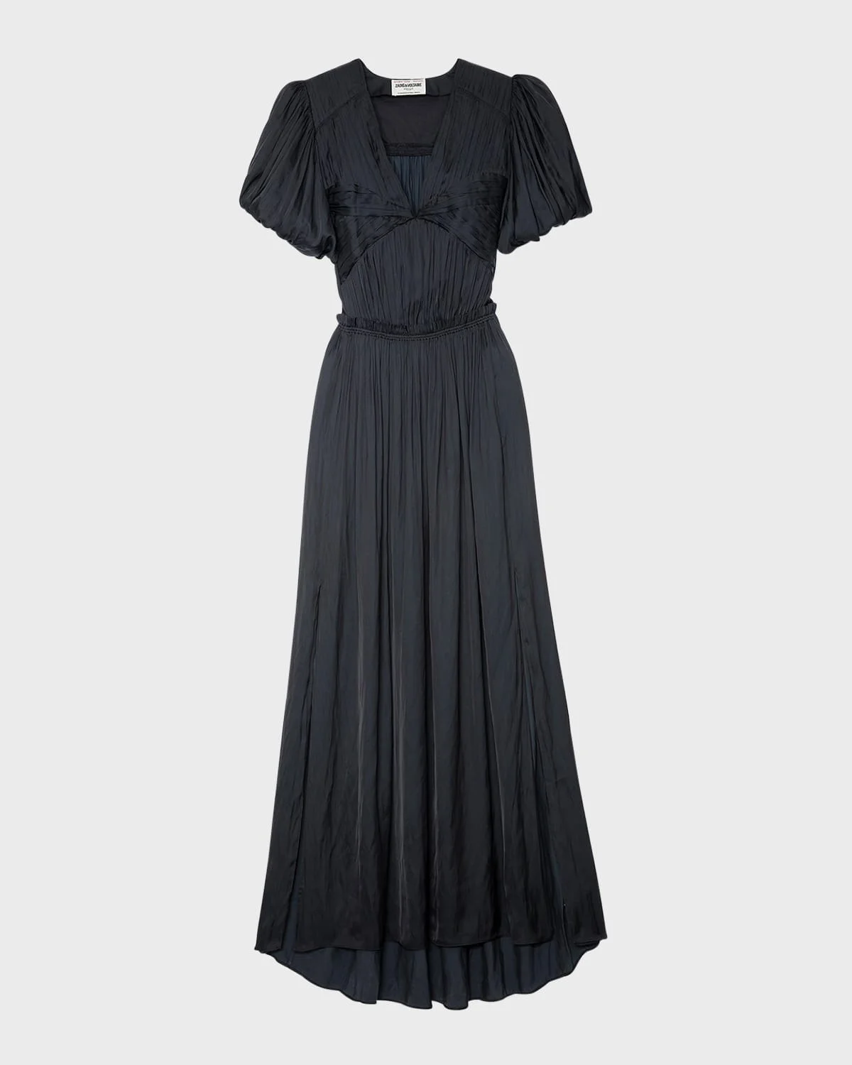 Reina Satin Maxi Dress - 1