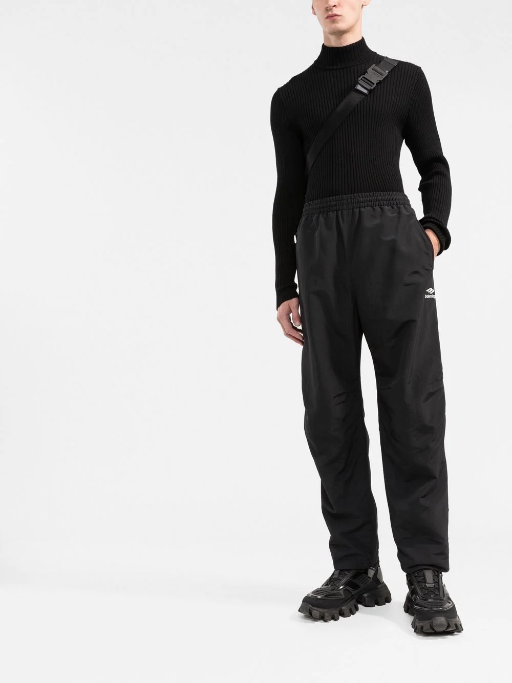 logo-embroidered track pants - 2