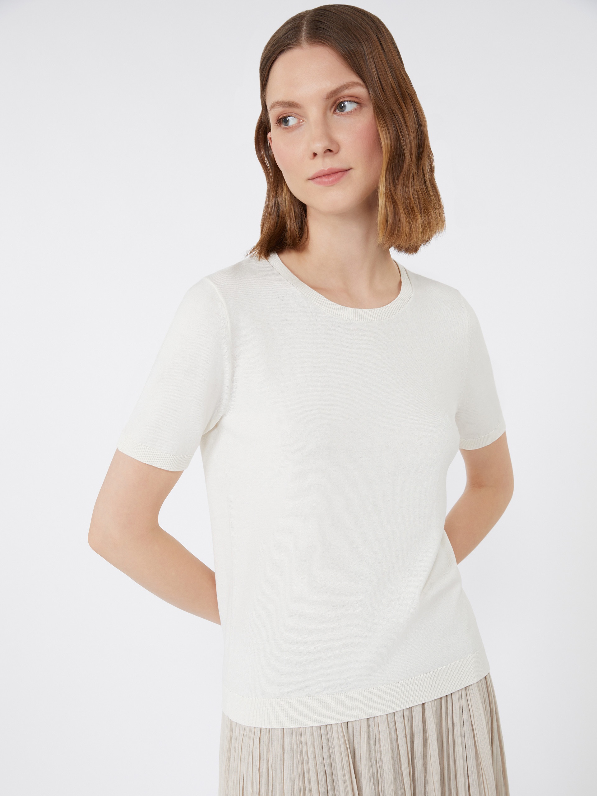 AGRO Silk and cotton yarn T-shirt - 5