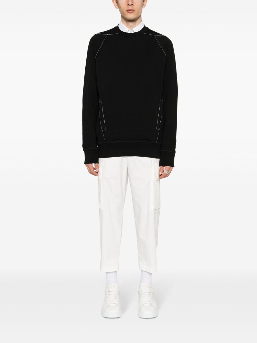 cotton jersey sweatshirt - 2