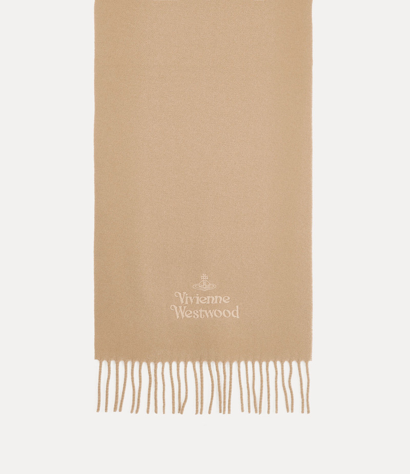 Vivienne Westwood EMBROIDERED LAMBSWOOL SCARF outlook