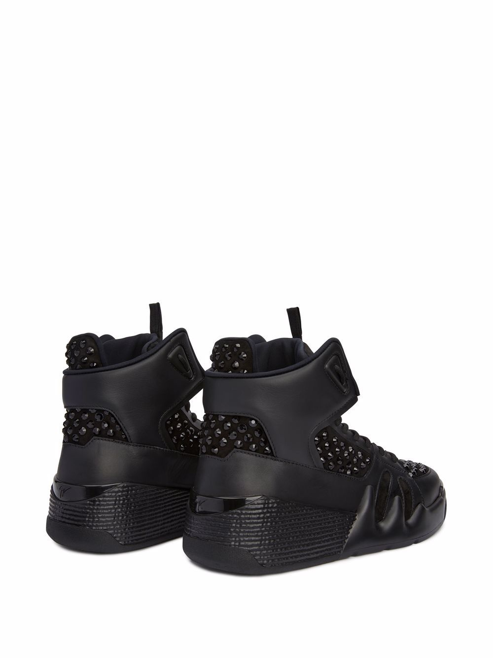 Talon crystal-embellished high-top sneakers - 3