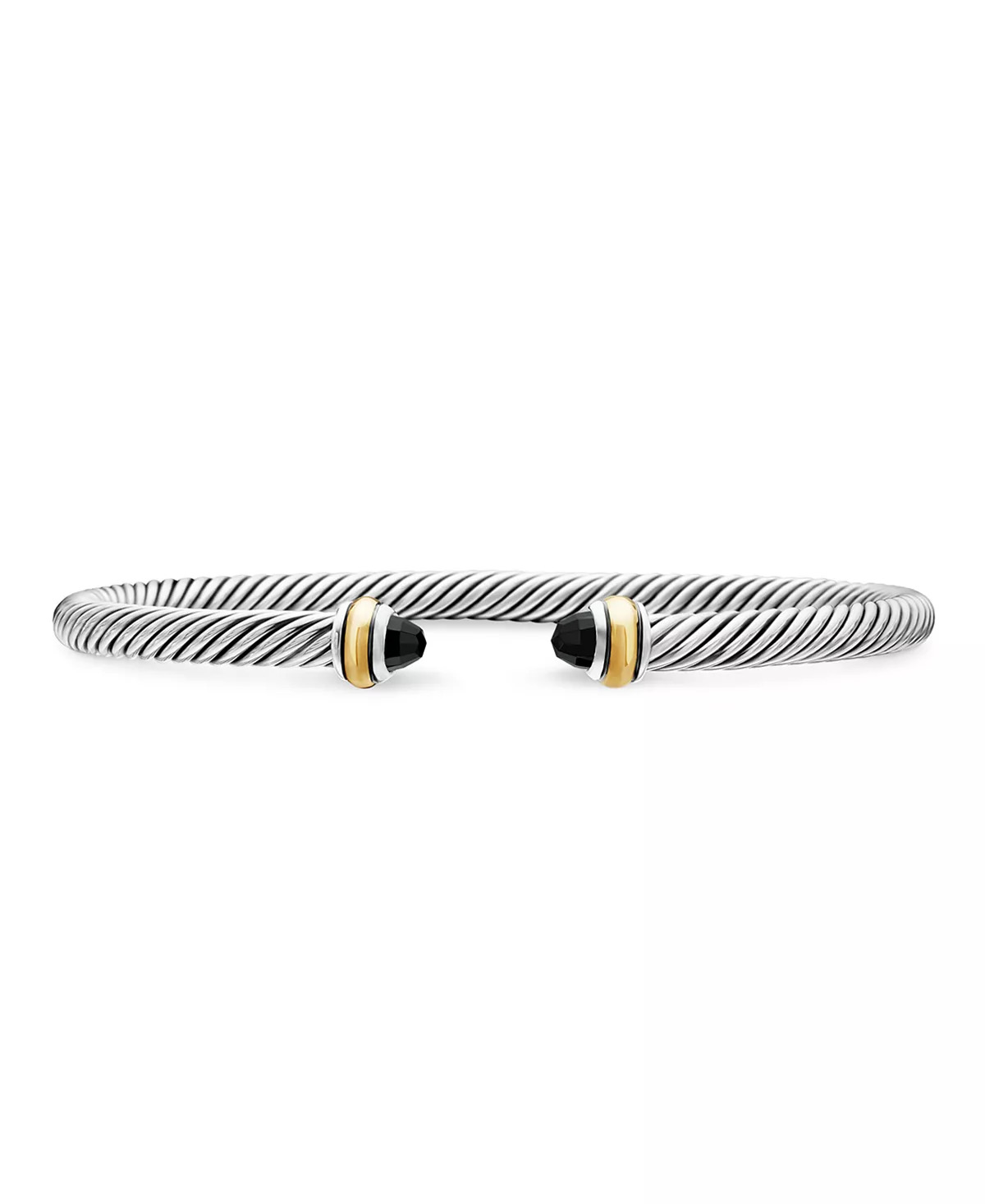 Cable Classic Bracelet with Gemstones or Sterling Silver - 1