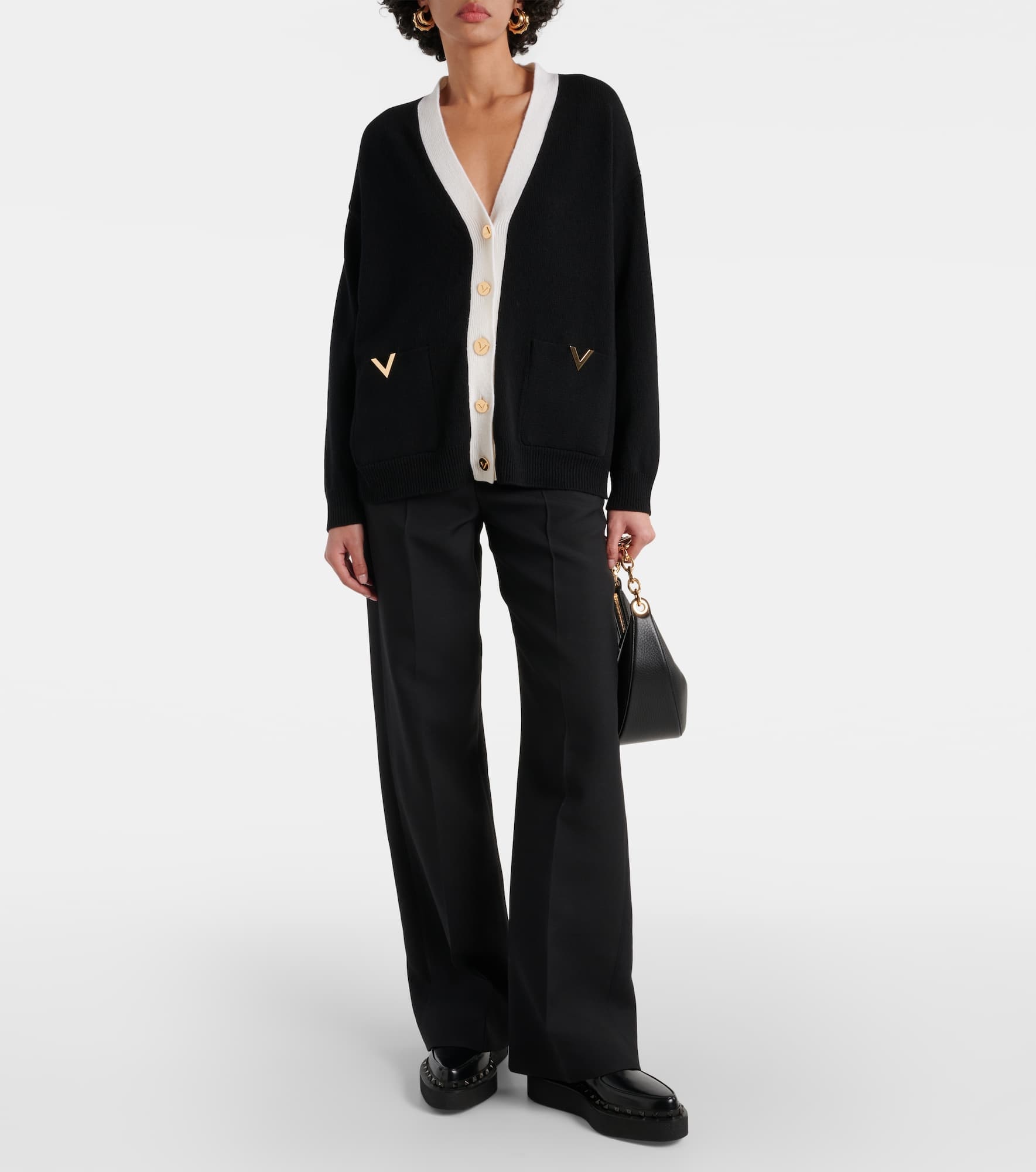 VGold virgin wool cardigan - 2