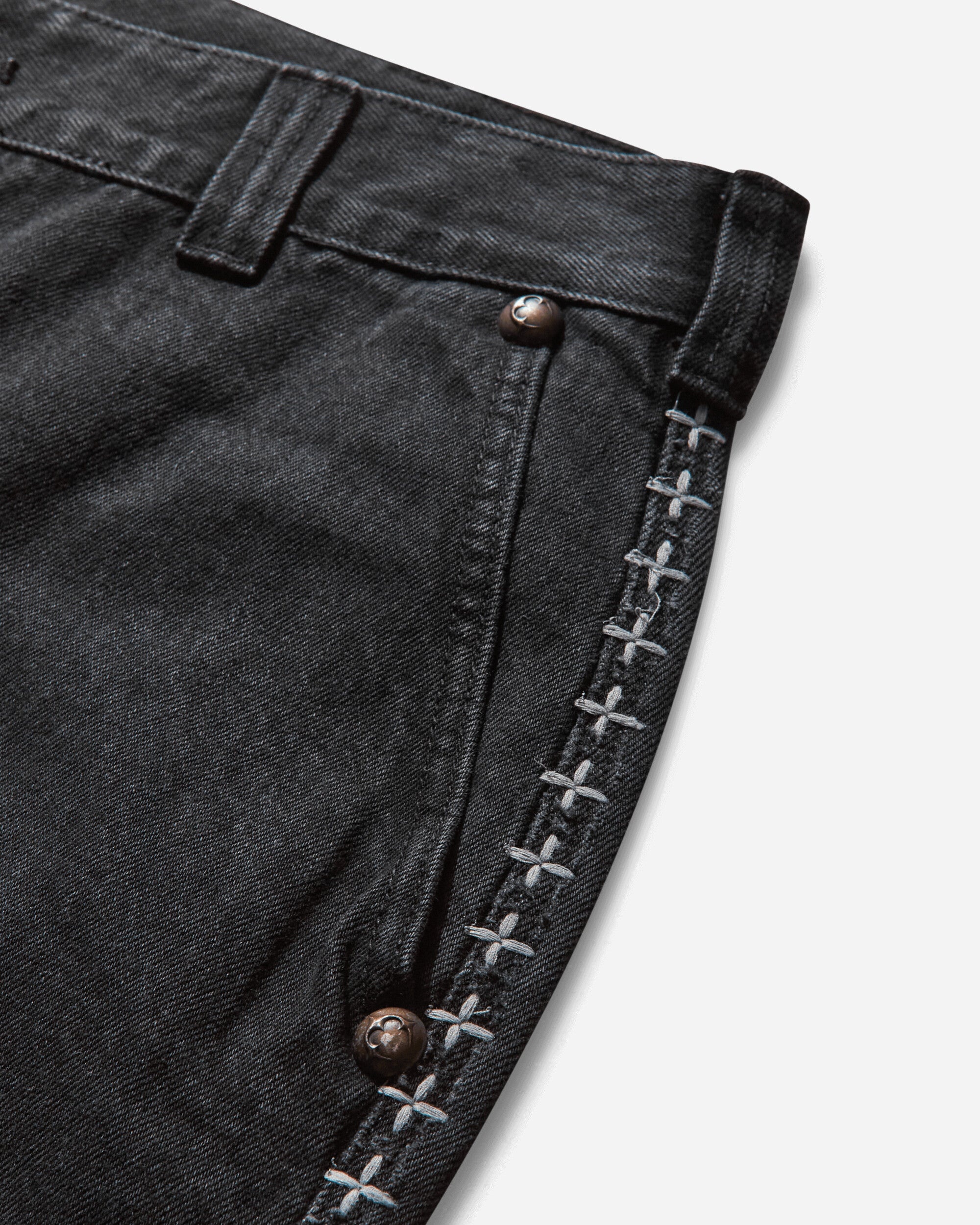 Men's Dickies Stitch Pants Black - 4