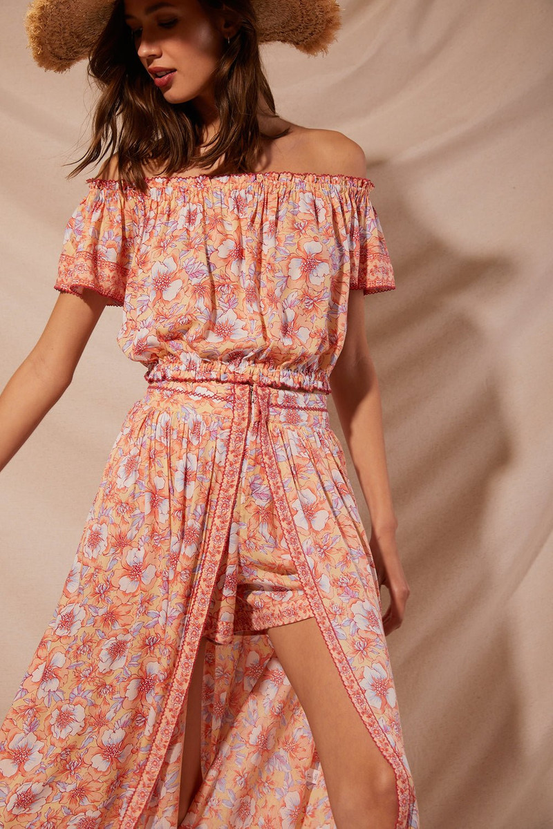 Poupette St Barth Top Camilla - Yellow Dalia outlook