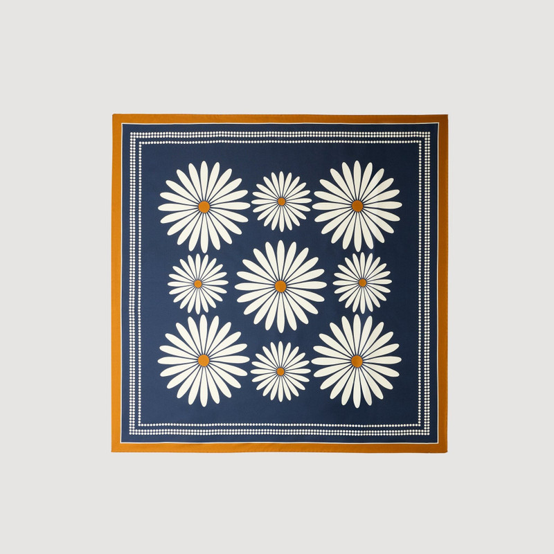 FLORAL SILK SCARF 1