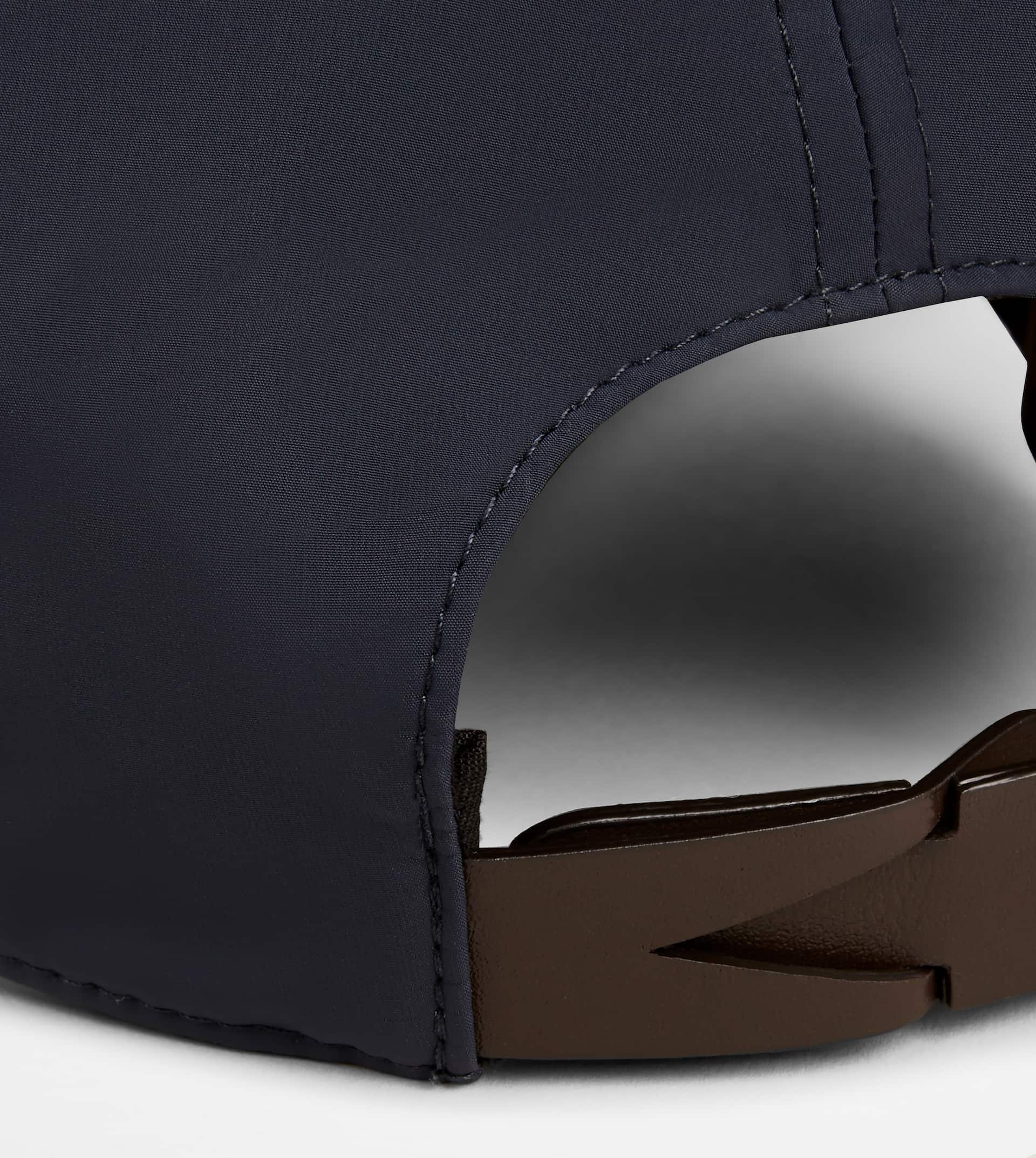 BASEBALL CAP IN TECHNICAL FABRIC - BLUE - 5