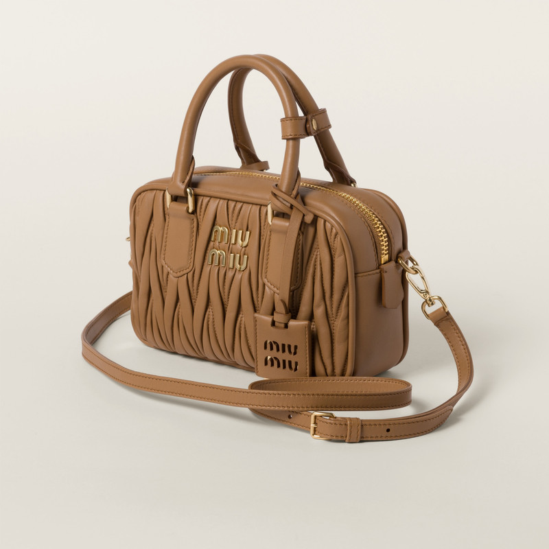Miu Miu Arcadie matelassé nappa leather bag outlook