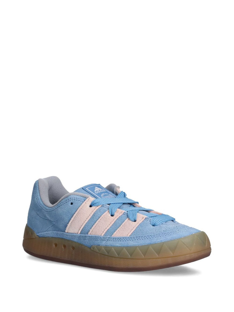 adidas suede three-stripe trainers outlook