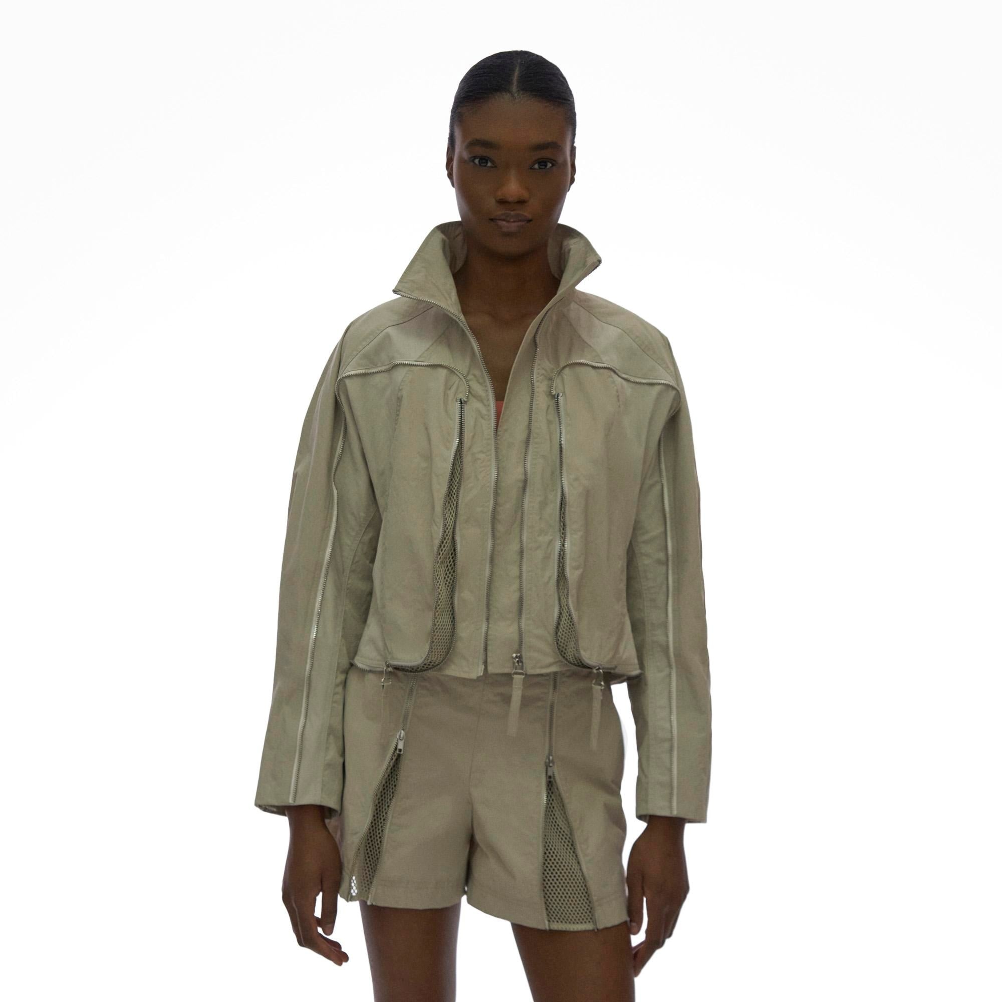 ZIP MESH BOMBER JACKET - 3