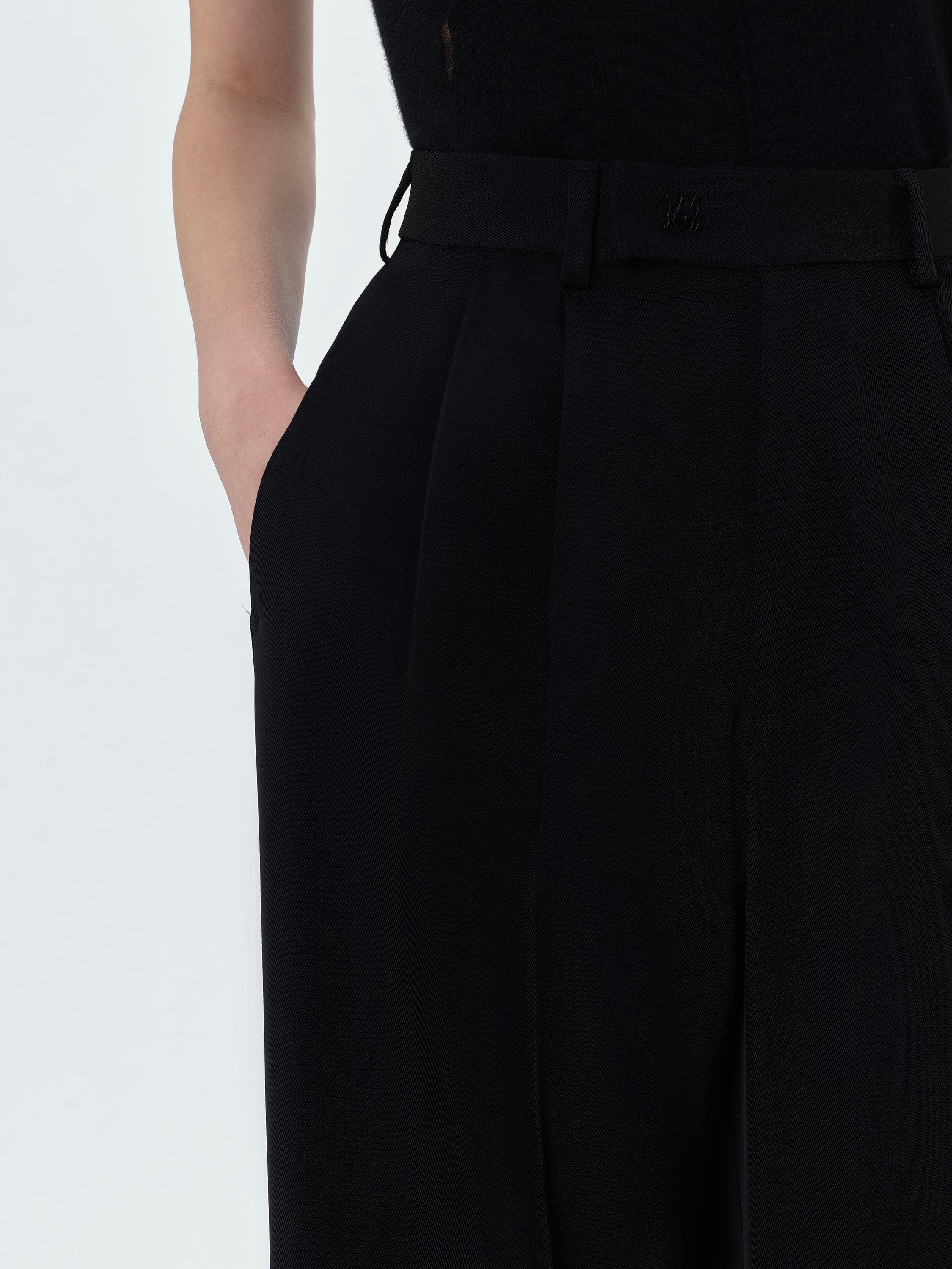 VISCOSE DOUBLE PLEATED TROUSERS - 7