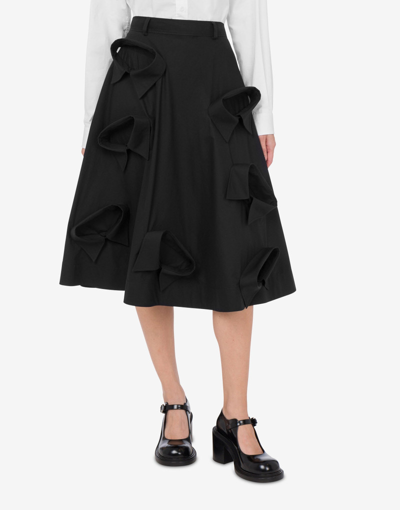 POPLIN SKIRT WITH MULTI COLLARS - 1