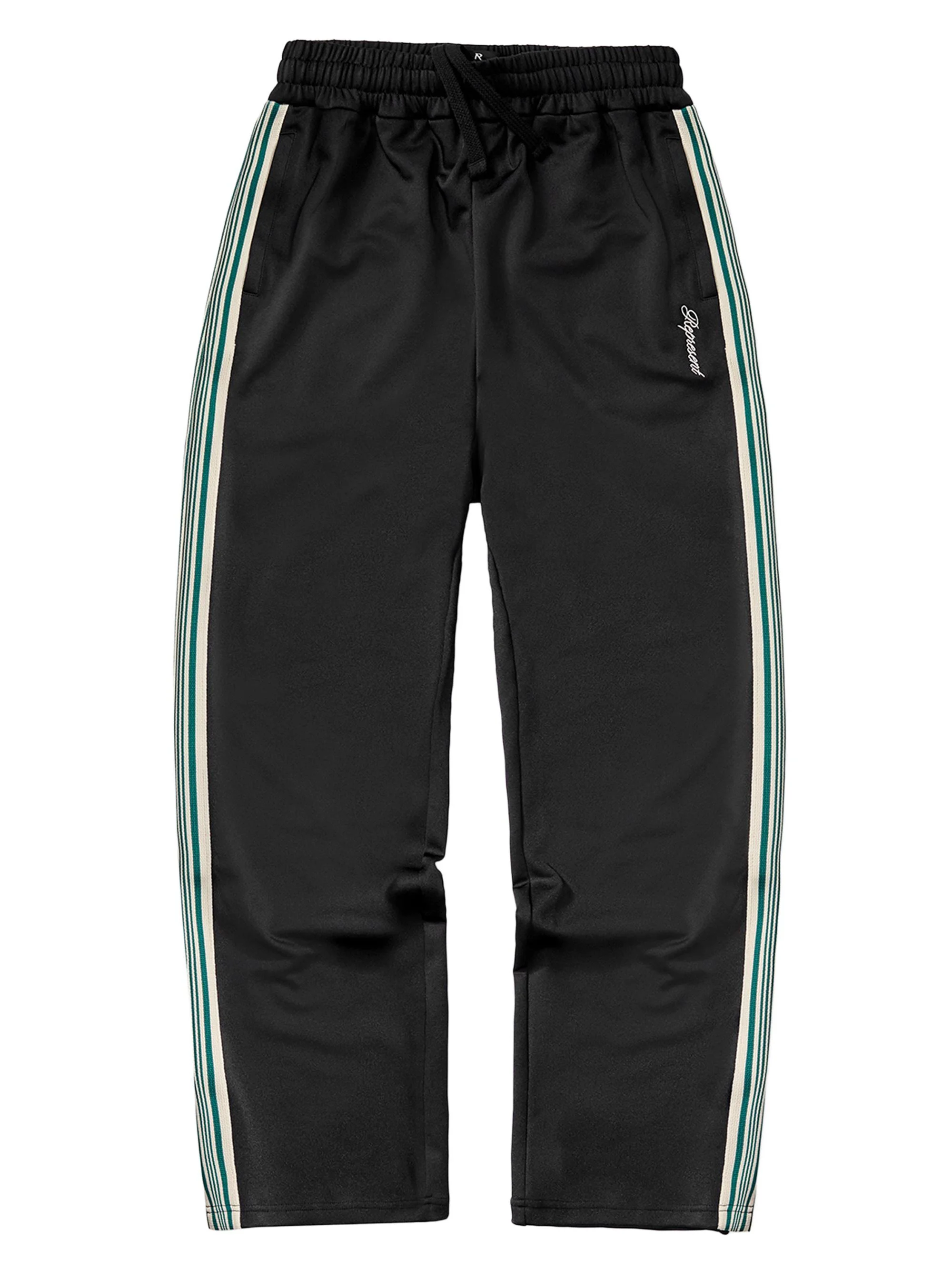 Men's Taped Track Pants - Jet Black - 1