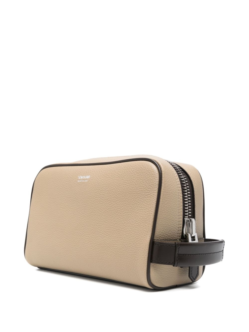 logo-print wash bag - 2