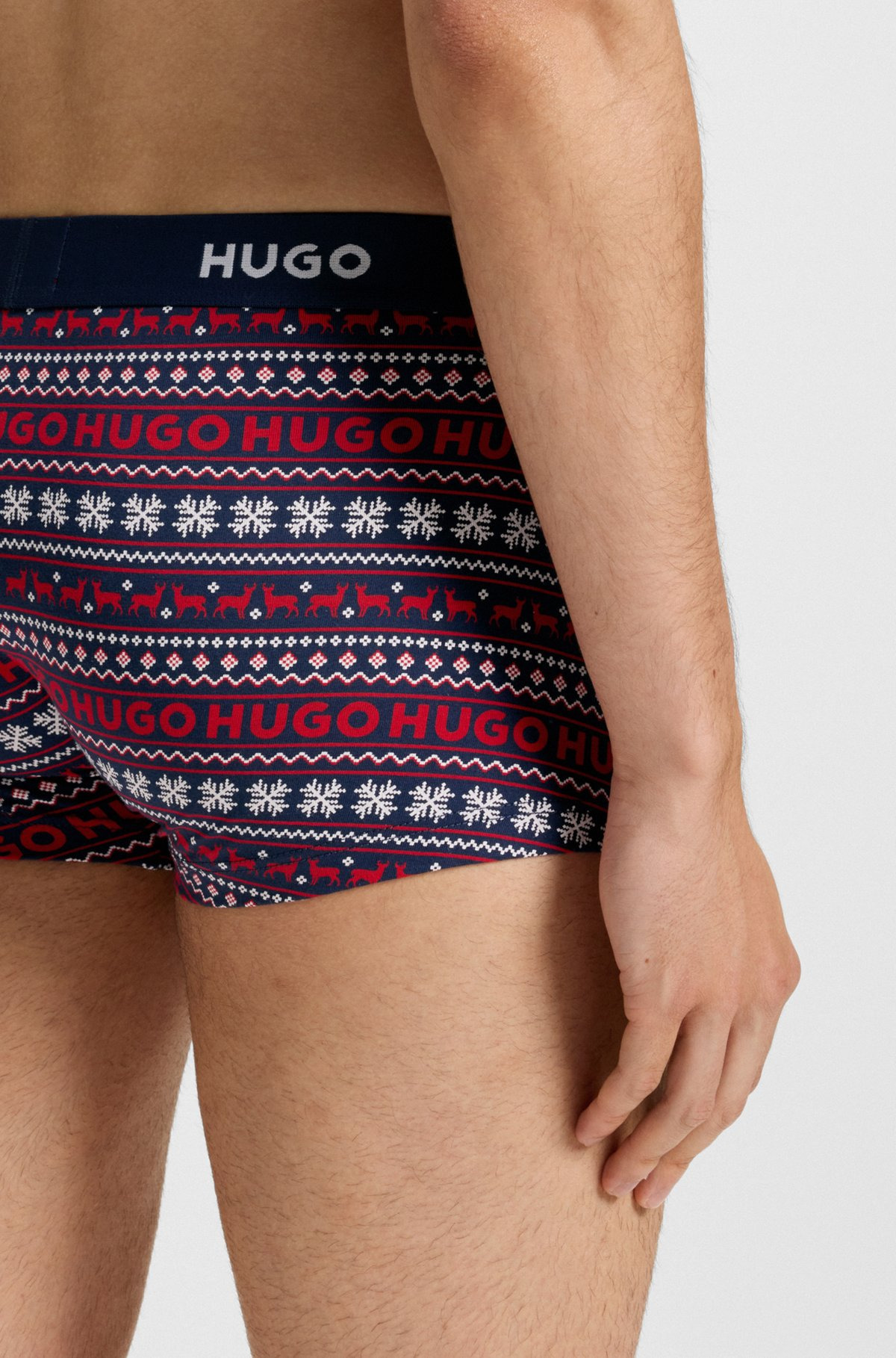 THREE-PACK OF STRETCH TRUNKS IN COTTON - 5