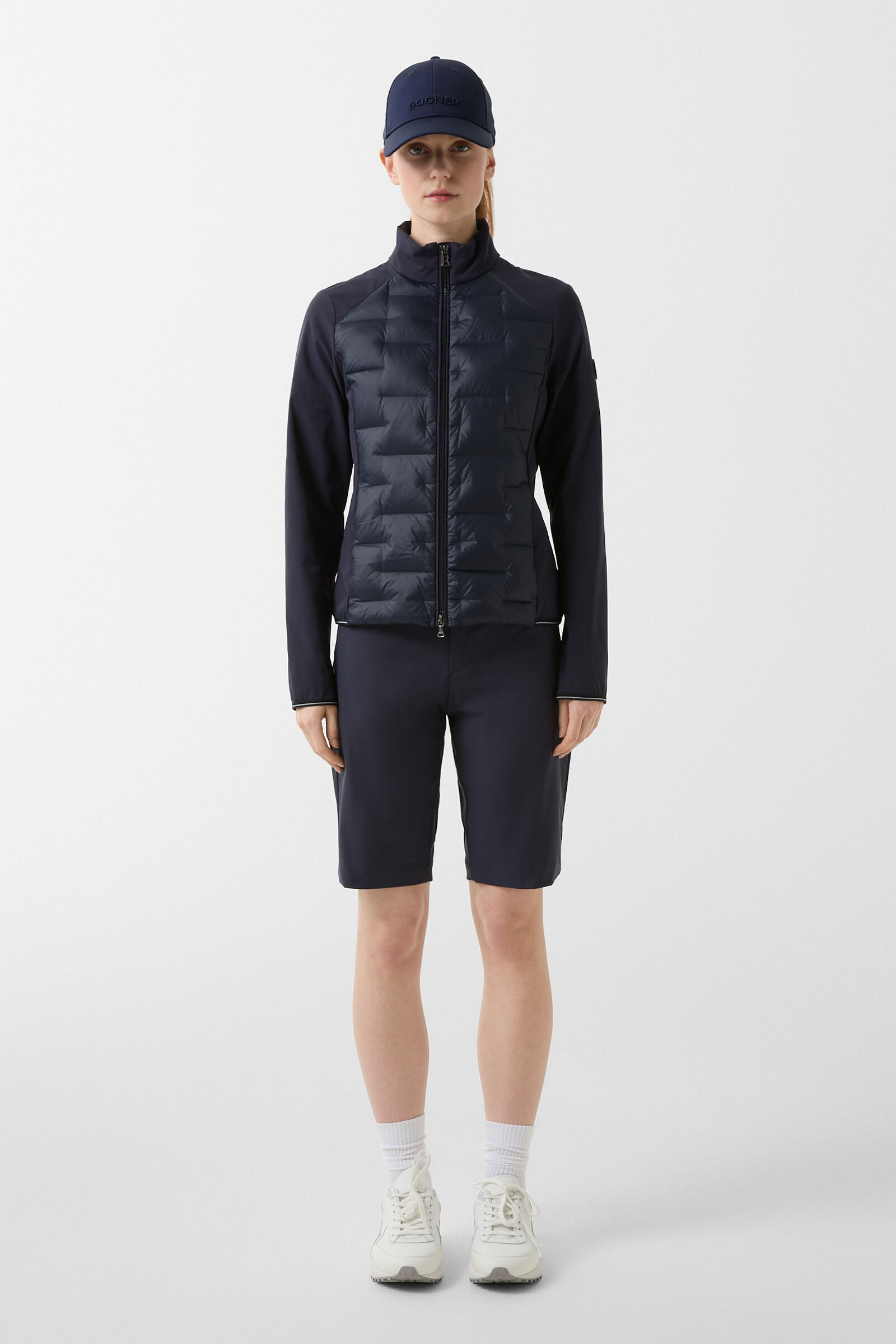 Loria hybrid down jacket in Navy blue - 4