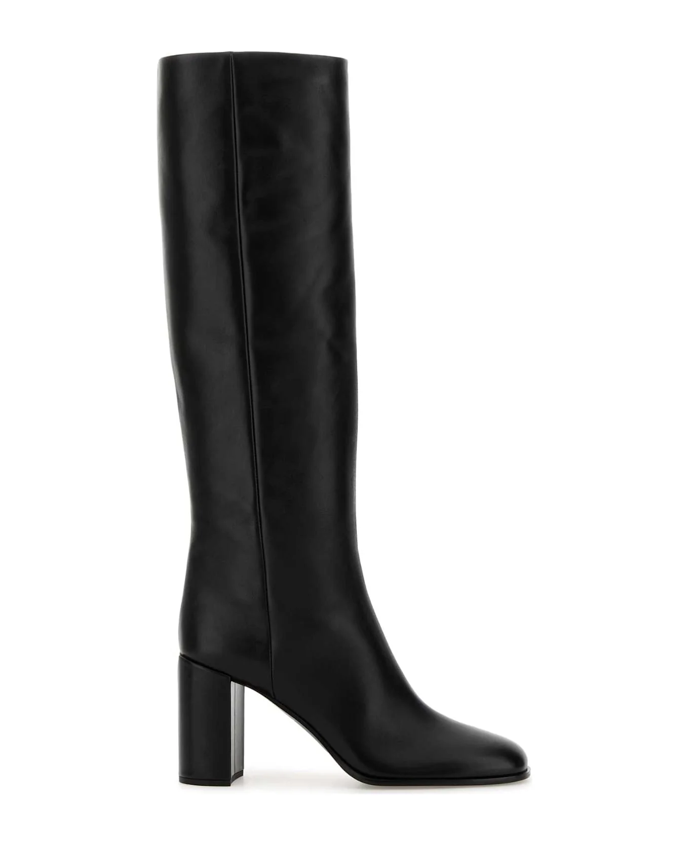 Black Leather Boots - 1