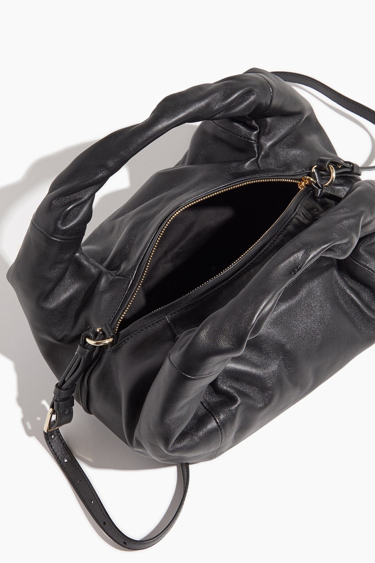 Twisted Crossbody Bag in Black - 5