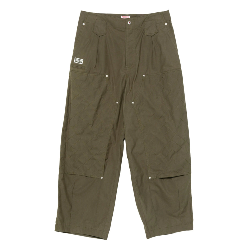 Kenzo Green Trousers - Regular & Straight-Leg Trousers Men - 1