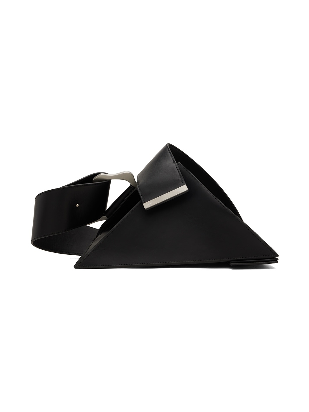 Black Maquette Leather Bag - 1