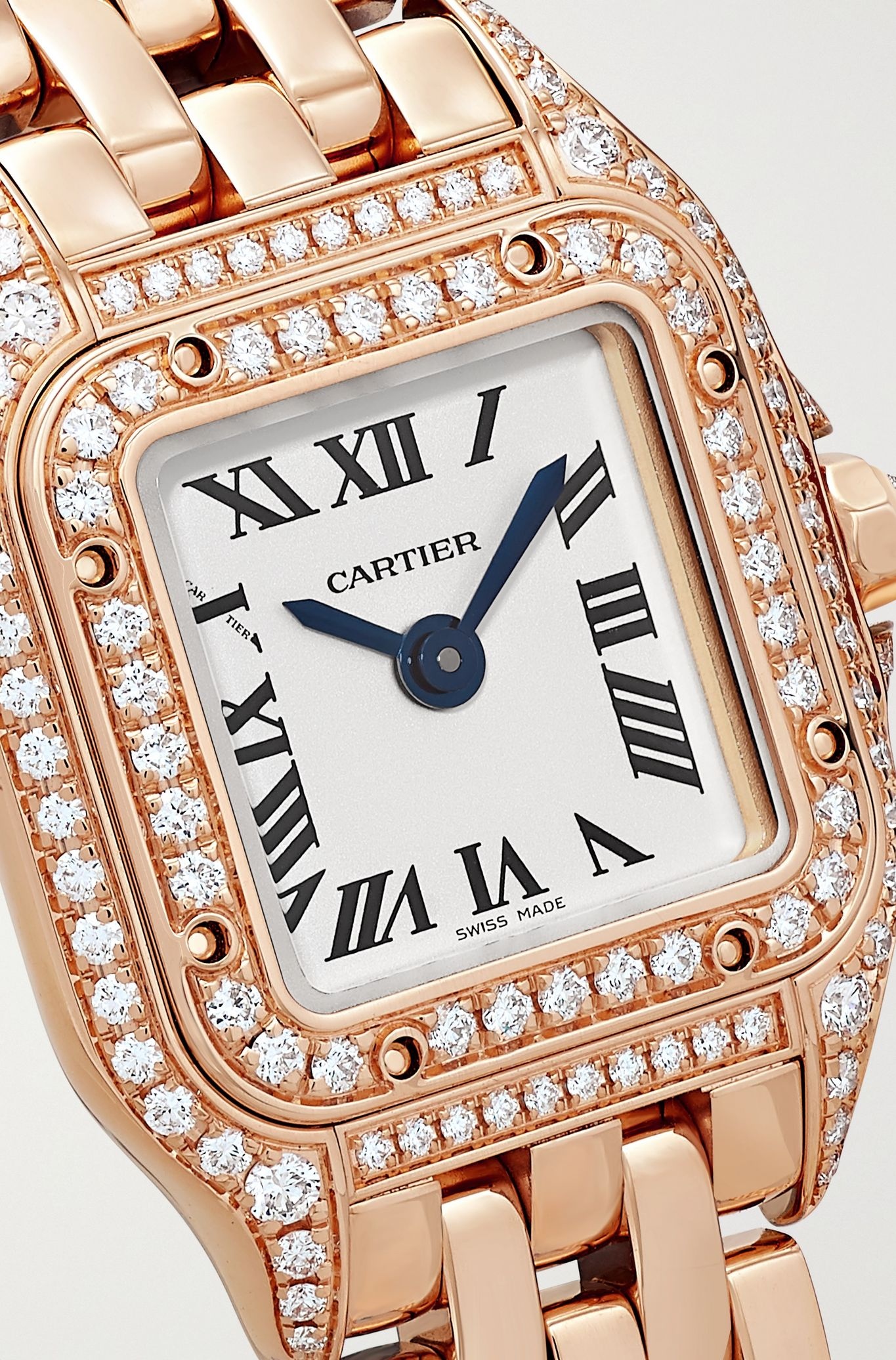 Panthère de Cartier Manchette 20mm small 18-karat rose gold and diamond watch - 5