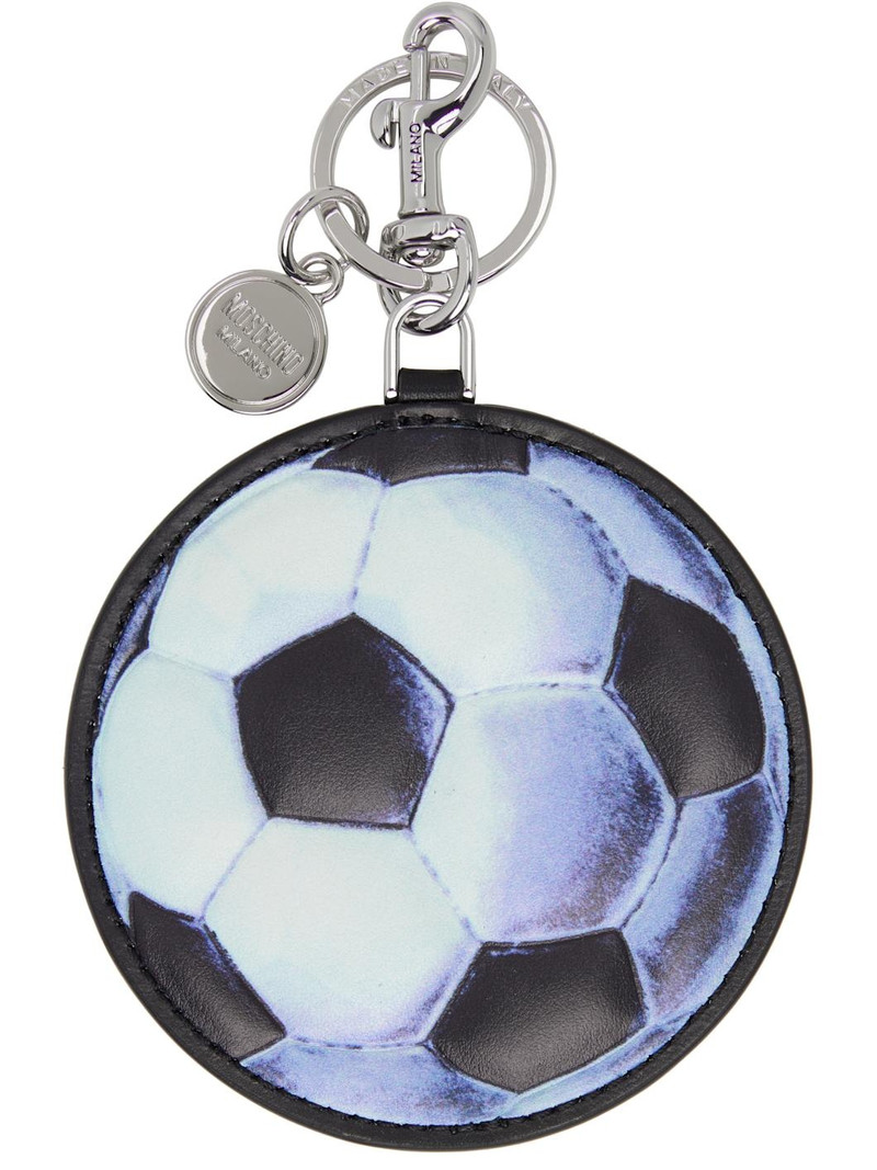 Black Sintetica Pallone Keychain 1