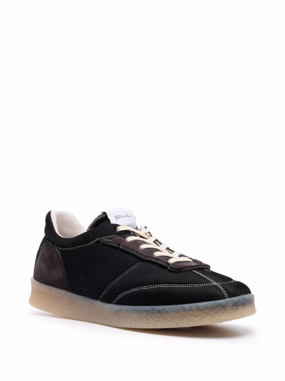 contrast-stitching low-top sneakers - 2