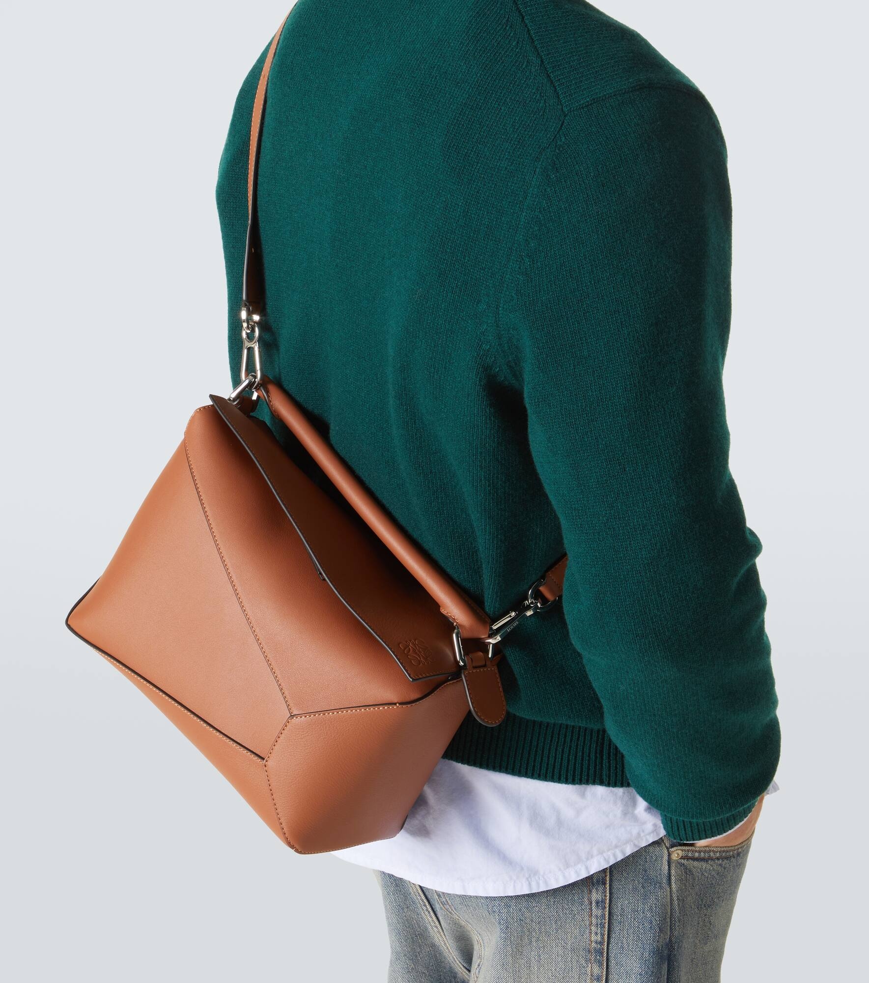 Puzzle Small leather shoulder bag - 3