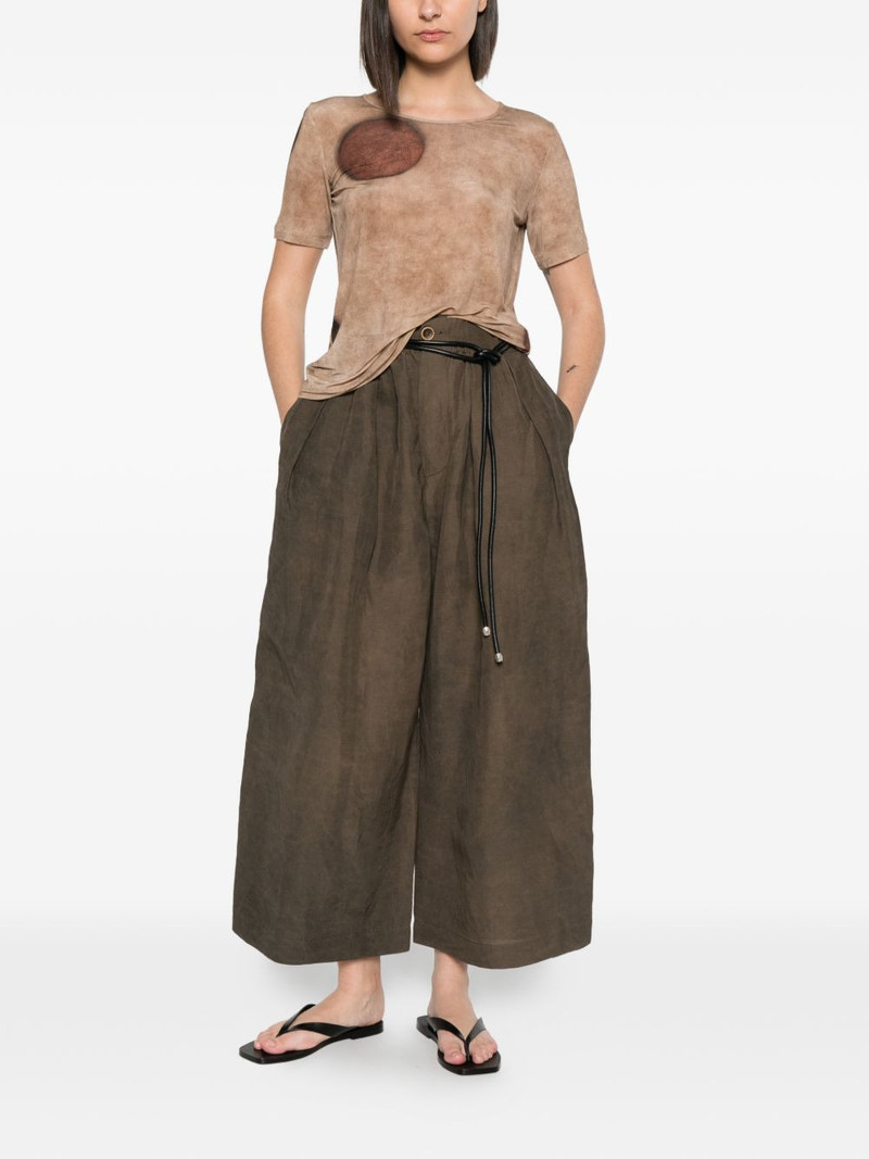UMA WANG Tir faded-effect T-shirt outlook