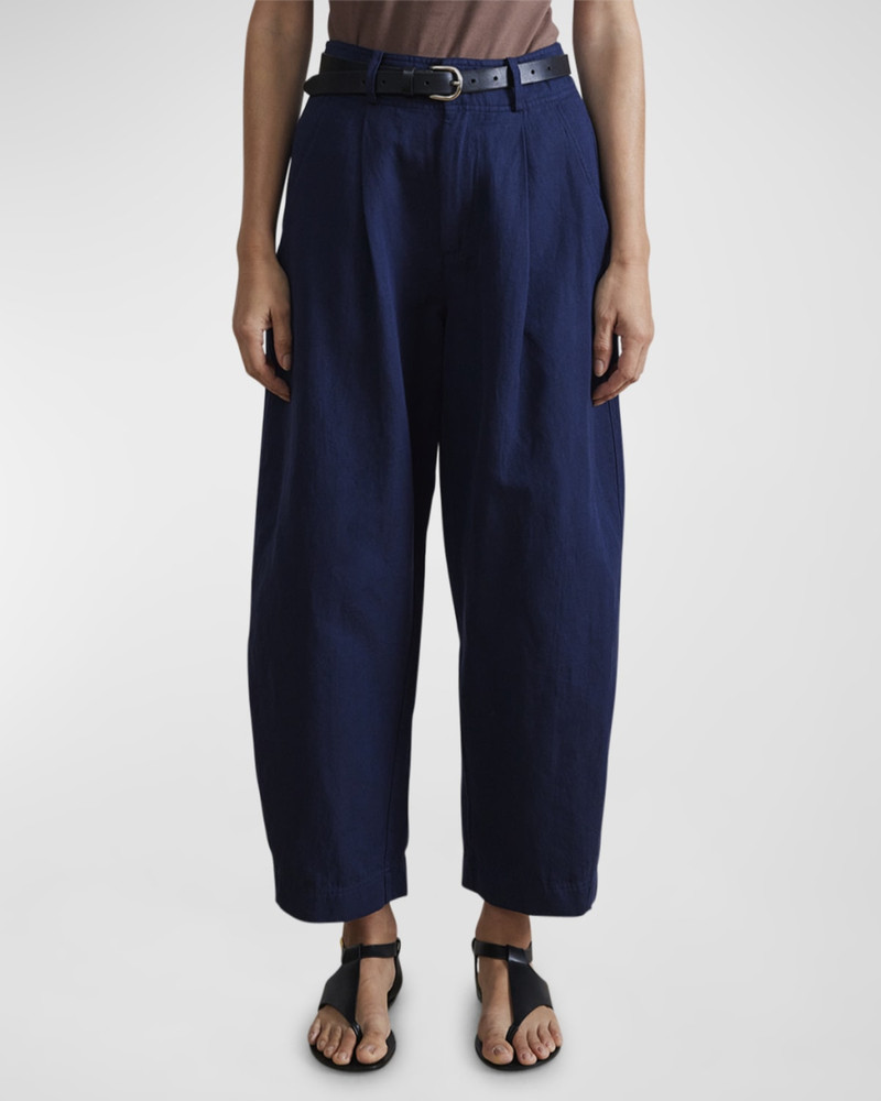 Bari Cropped Wide-Leg Pants 4