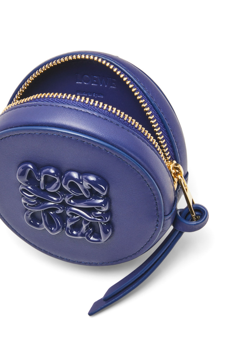 Inflated Anagram cookie  charm in silk calfskin 3