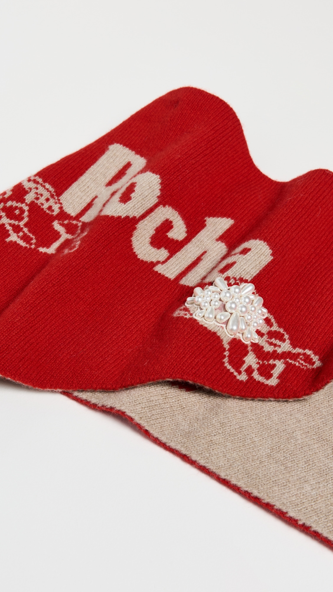 Graphic Logo Knit Neckerchief - 5