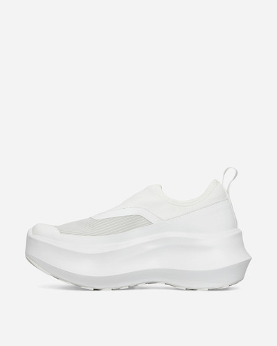 Comme des Garçons Homme Salomon Slip-On Platform Sneakers White outlook